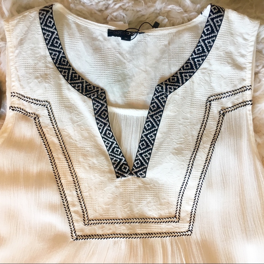 Papermoon Sessilee Split Neck Top - Picture 3 of 8